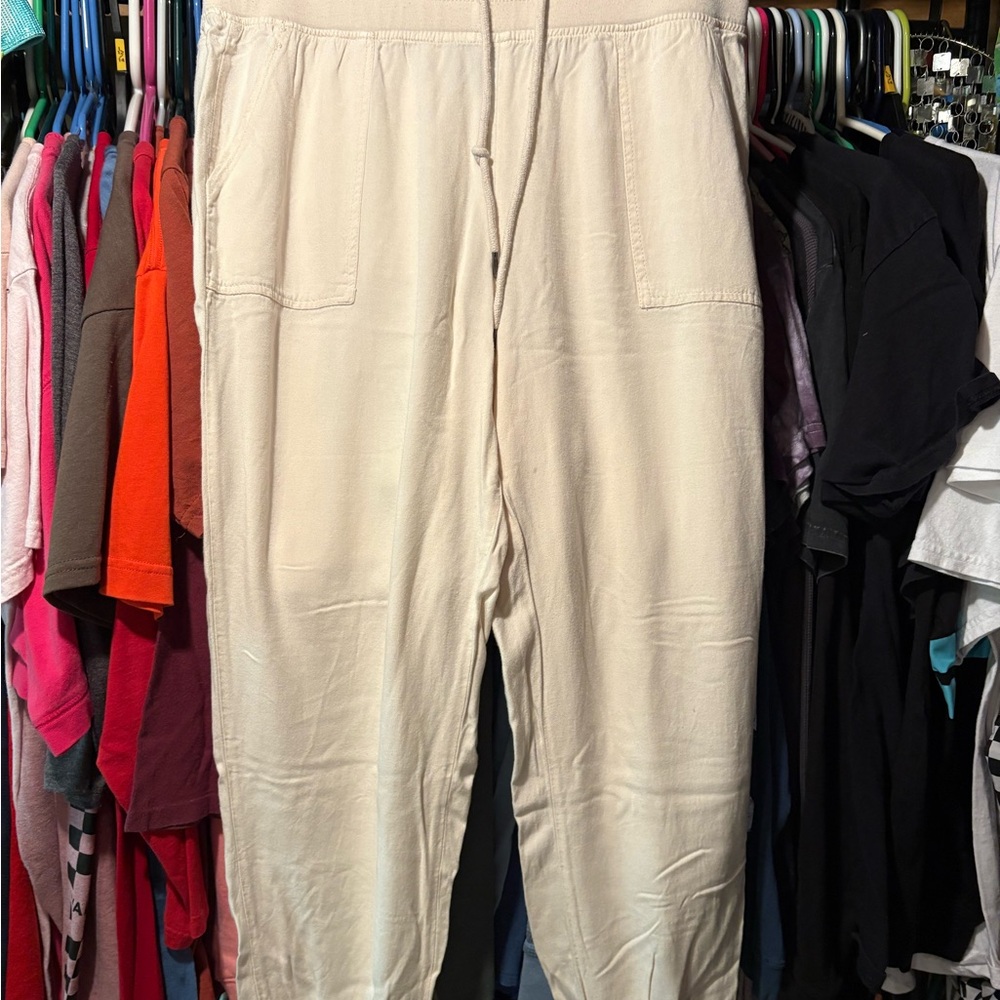 Rewash Off-White Relaxed Pants